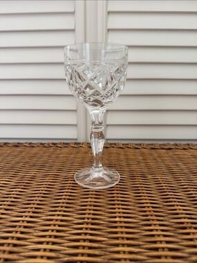 Gorham Crystal “Diamond Points” Goblet